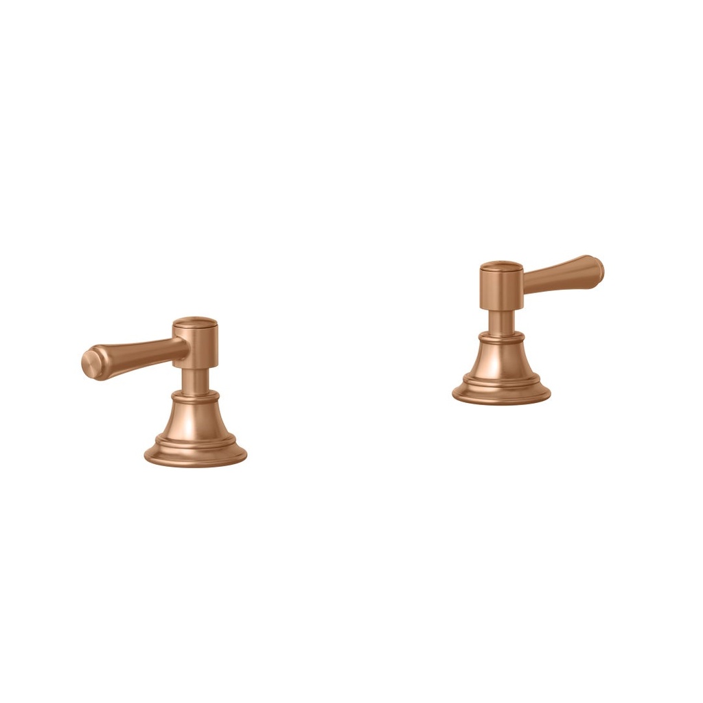 [16939-LF] Kingsley Assembly Bench Mounted Taps - Brushed Copper