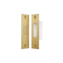 Toilet Lock Latch - Brushed Brass