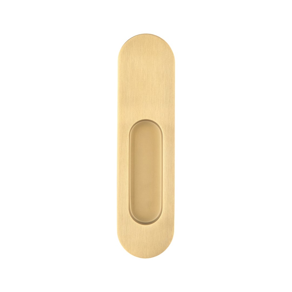 [17007] Leroy Sliding Door Dummy Pull - Brushed Brass