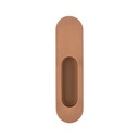 Leroy Sliding Door Dummy Pull - Brushed Copper