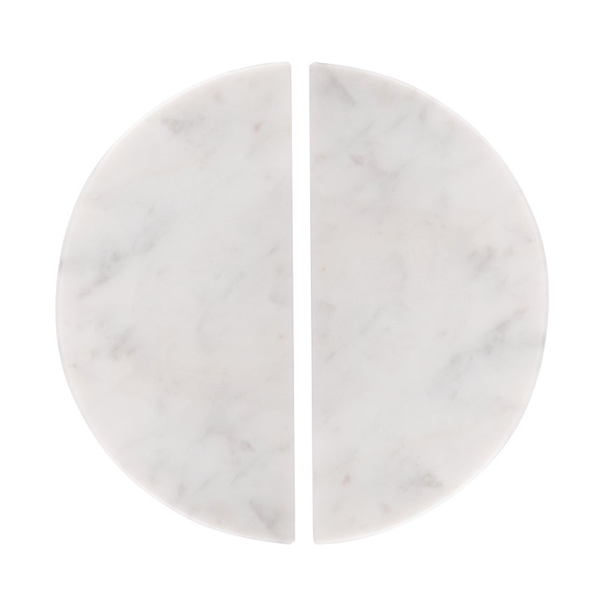 [17020] Carrara Half Moon Entry Door Pull (Pair)