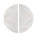 Carrara Half Moon Entry Door Pull (Pair)