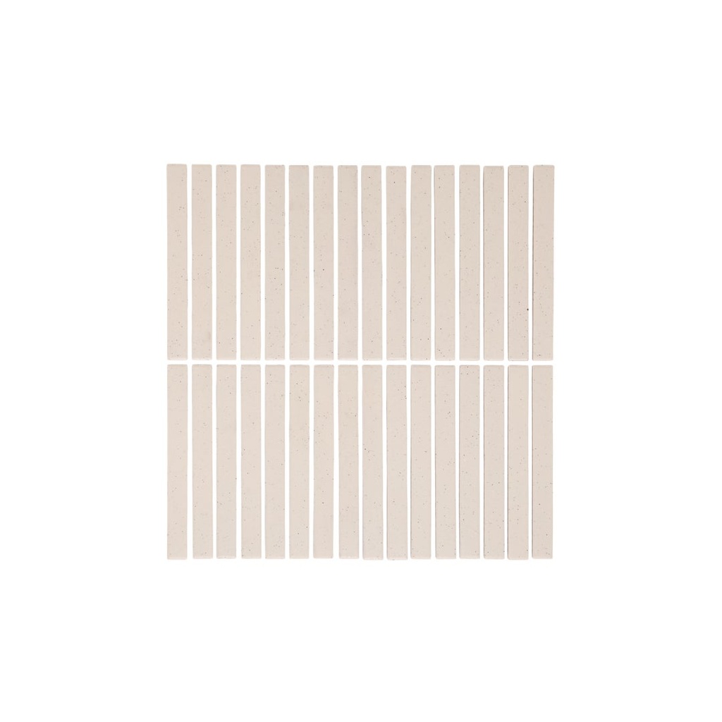 [17034] Imari Speckle Finger Mosaic Tile - Latte