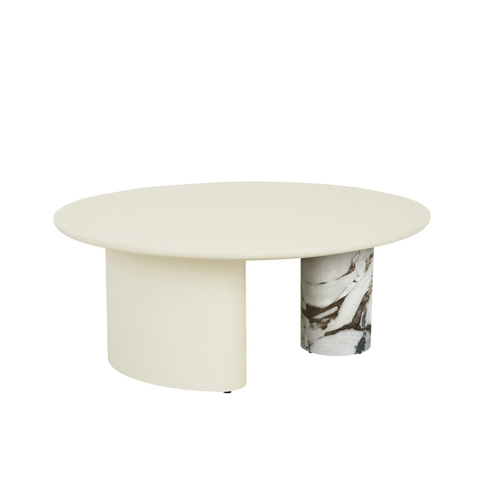 [HELIO-COFFEE-TABLE-SHELL-MATT-OCEAN-MARBLE-CTO-HEL-X-MATT-OCEAN-MARBLE] Helio Coffee Table - Shell - Matt Ocean Marble