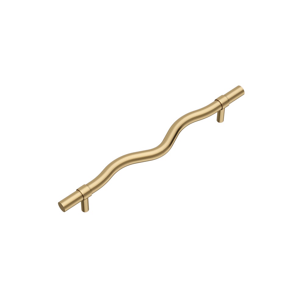 [17119] Ziggy Adjustable Cabinetry Pull 250mm - Brushed Brass