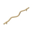 Ziggy Adjustable Cabinetry Pull 350mm - Brushed Brass