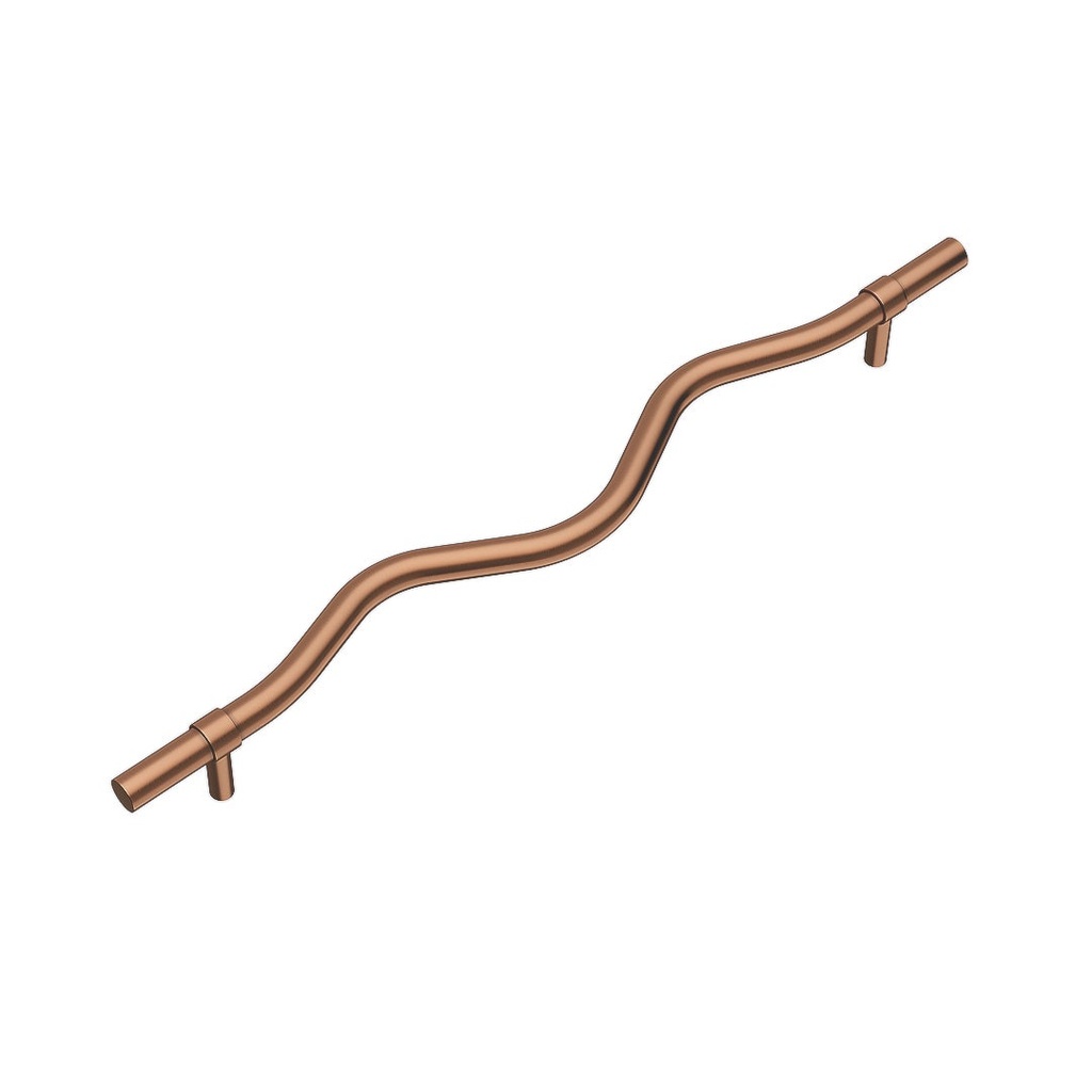 [17125] Ziggy Adjustable Cabinetry Pull 350mm - Brushed Copper