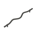 Ziggy Adjustable Cabinetry Pull 350mm - Brushed Gunmetal