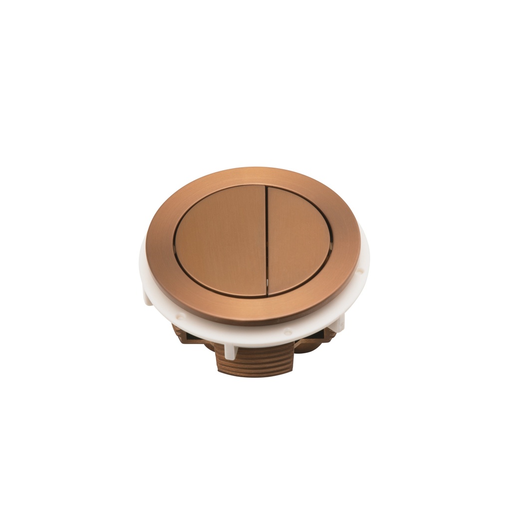 [17130] Toilet Flush Button - Brushed Copper