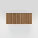 Kairi Curved Fluted Single Vanity 1164mm - Oak Timber