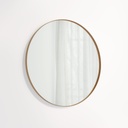 Round LED Mirror 800mm - Brushed Copper