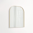 Arch Wall Mirror 600 x 750mm - Brushed Brass