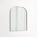 Arch Wall Mirror 600 x 750mm - Stainless Steel