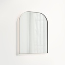 Arch Wall LED Mirror 600 x 750mm - Stainless Steel