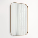(D)Rounded Rectangle Mirror 1000 x 625mm - Brushed Copper