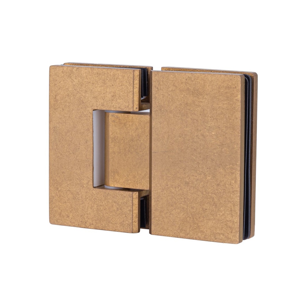 [17342] Kenzie Glass to Glass Shower Hinge - Antique Aurum