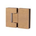 Kenzie Glass to Glass Shower Hinge - Antique Aurum