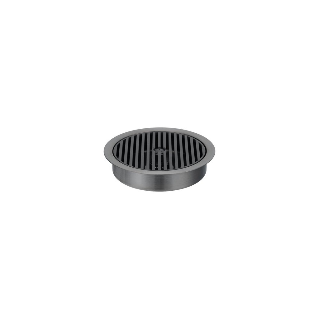 [17379] Glass Cleaner with Drain - Brushed Gunmetal