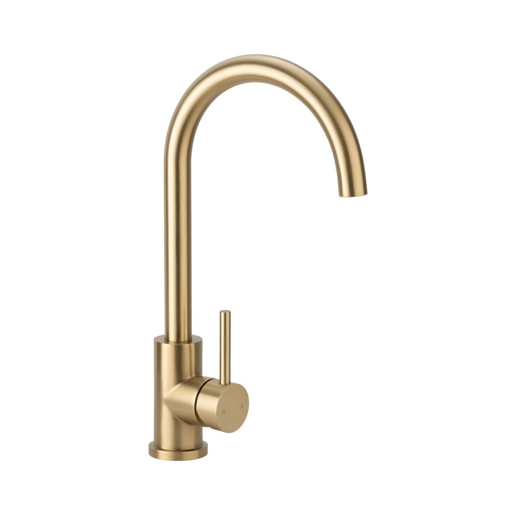 [17422] Sola Kitchen Mixer - Brushed Brass