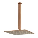 Nesso Shower Dropper &amp; Head Set - Brushed Copper