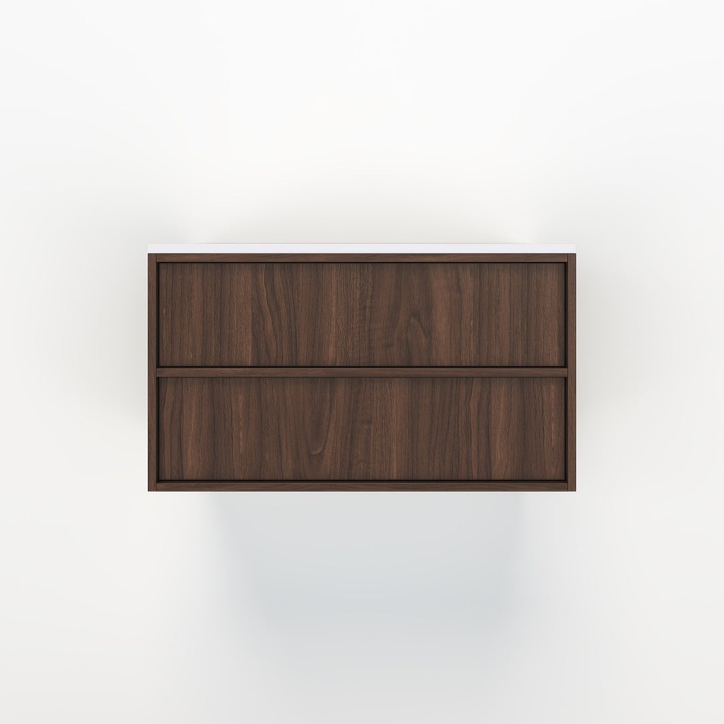 [17456] Kasumi - Single Vanity 900mm - Walnut