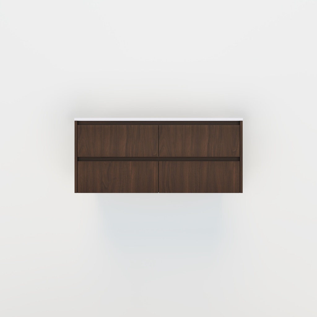 [17485] Addison 4-Drawer 1164mm - Walnut