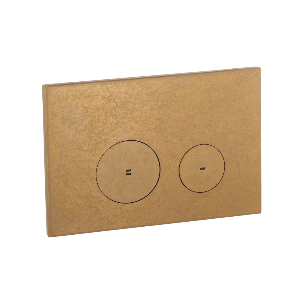 [17504] Zaaha Toilet Button Round - Antique Aurum