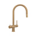 Elysian Commercial 3-Way Pull-Out Filter Tap- Antique Aurum