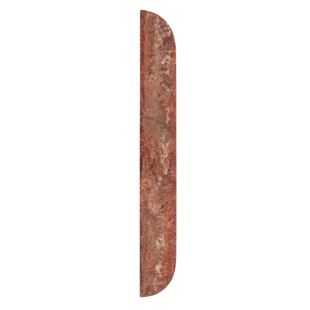 [17588] Pedra Curve Cabinetry Pull 320mm - Red Travertine