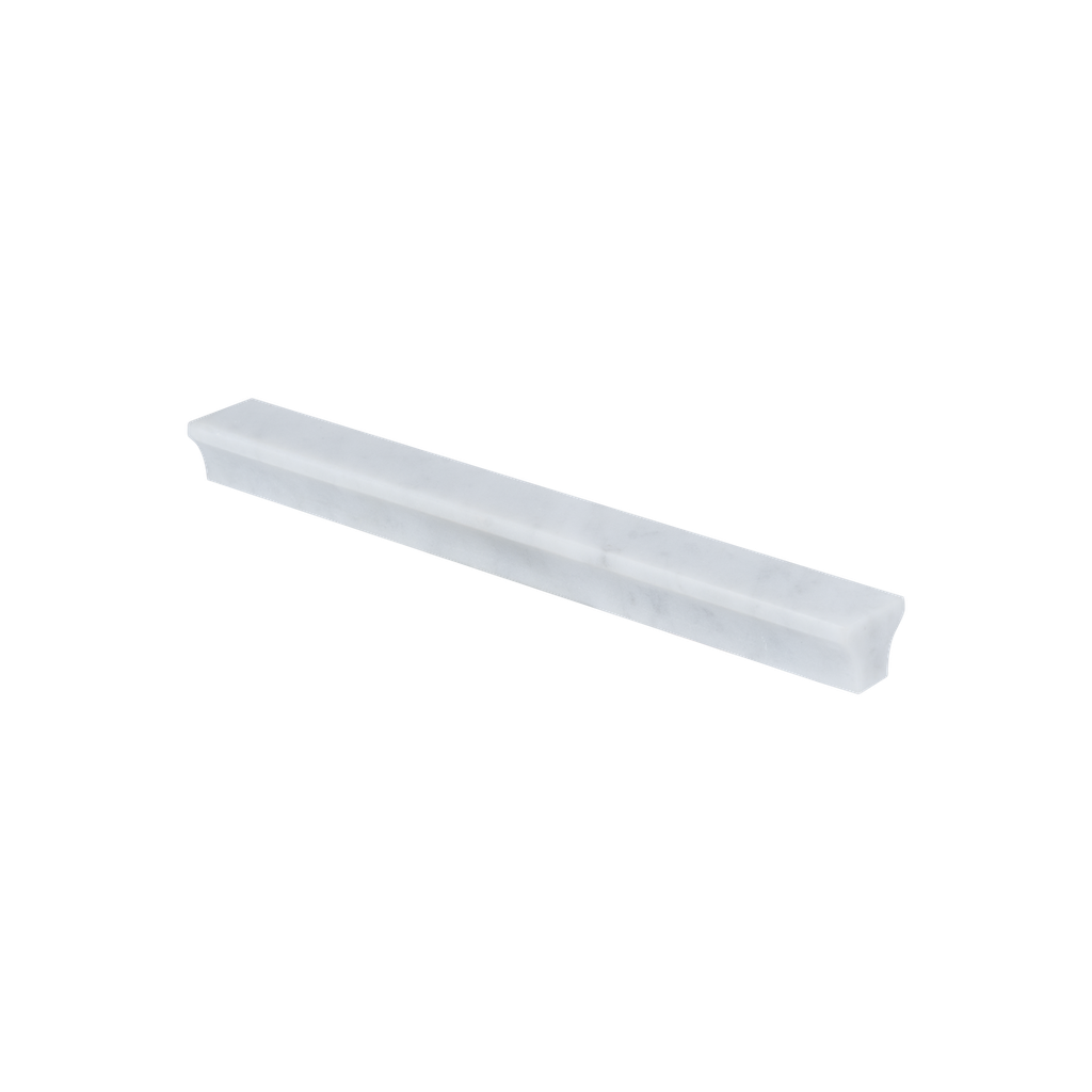 Pedra Cabinetry Pull 220mm - Carrara Marble