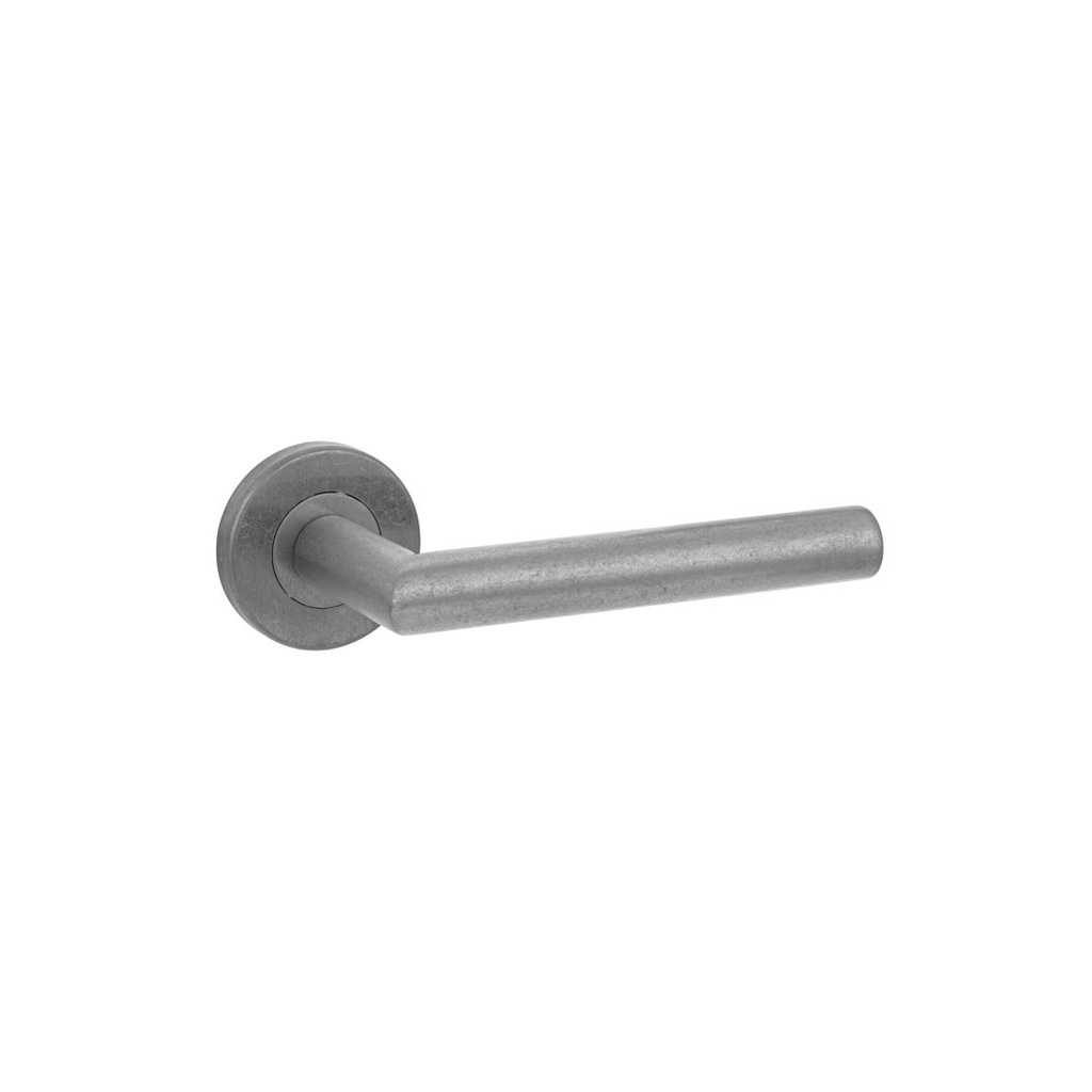 [17663] Davis Door Handle - Antique Steel