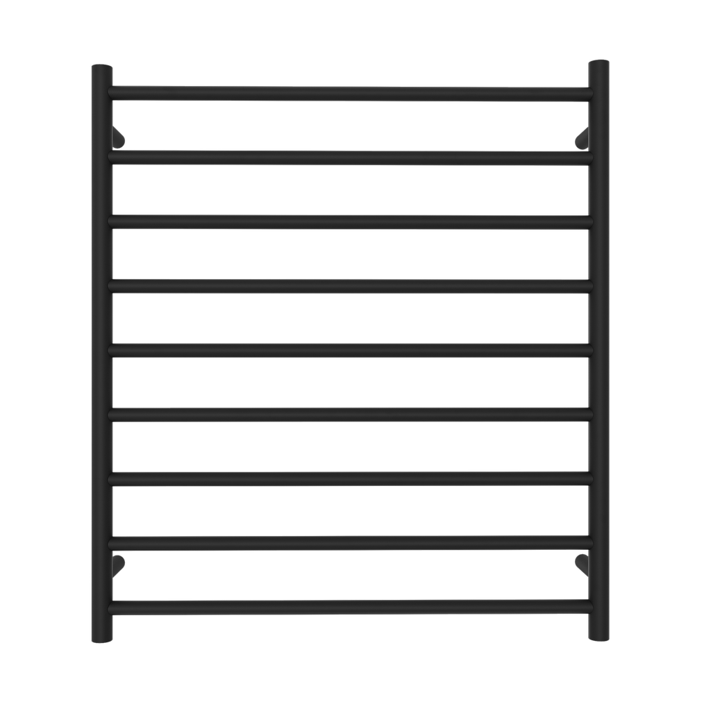 [17712] Elysian 9-Bar Heated Towel Ladder (12v) - Matte Black