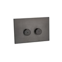 Aliro Accessible Pneumatic Flush Button & In-Wall Cistern - Brushed Gunmetal