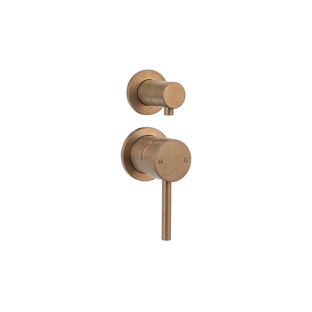 [17800] Sola Shower Top Diverter - Antique Aurum