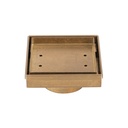 Pixi Tile Insert Floor Waste 125mm - Antique Aurum