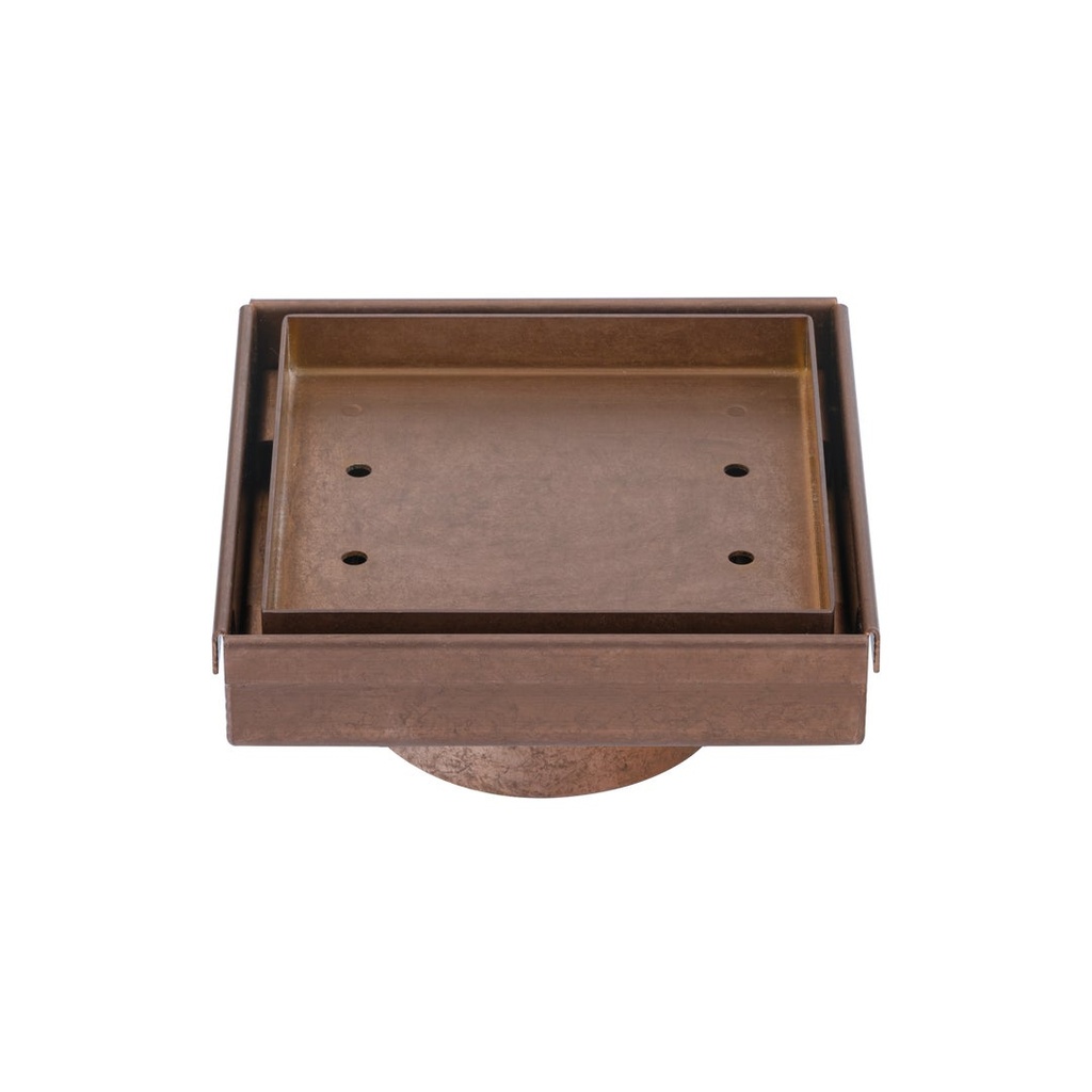 [17894] Pixi Tile Insert Floor Waste 125mm - Antique Bronze