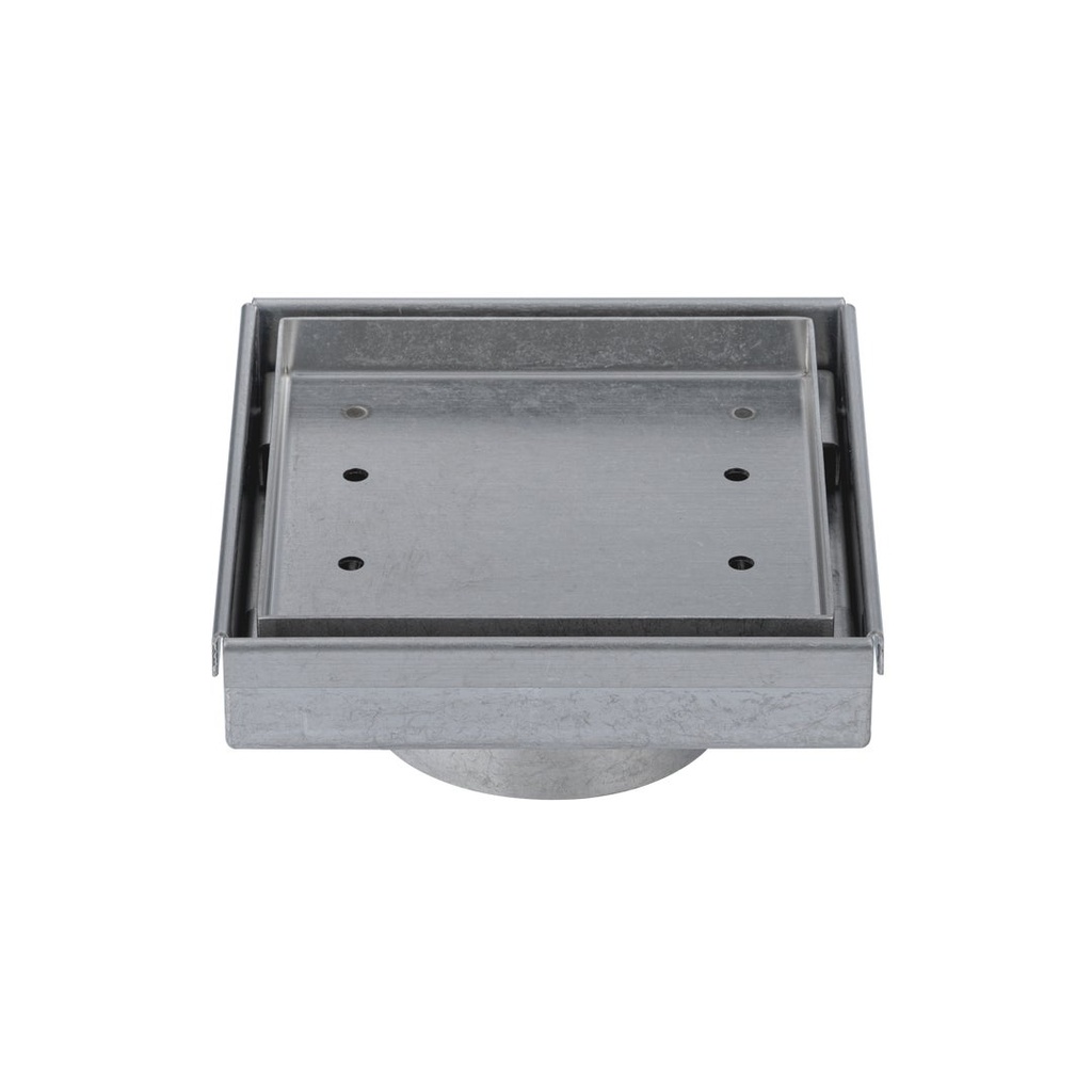 [17896] Pixi Tile Insert Floor Waste 125mm - Antique Steel