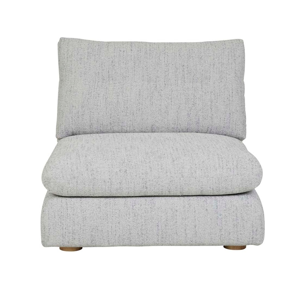 [HUGO-MARLA-1-SEATER-CENTER-SOFA-ICE-GREY-SOF-HUGO-MAR1S-CTR-ICGYB] Hugo Marla 1 Seater Center Sofa - Ice Grey
