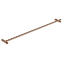 Sola Single Towel Rail - Brushed Copper