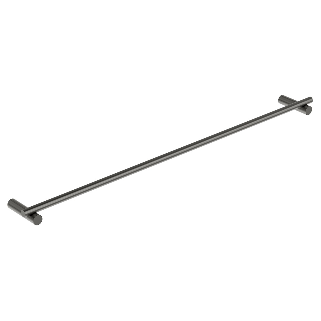 [17953] Sola Single Towel Rail - Brushed Gunmetal