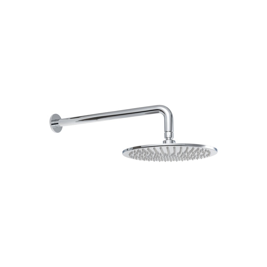 [18106] Shower Arm 400mm &amp; Head Set - Chrome