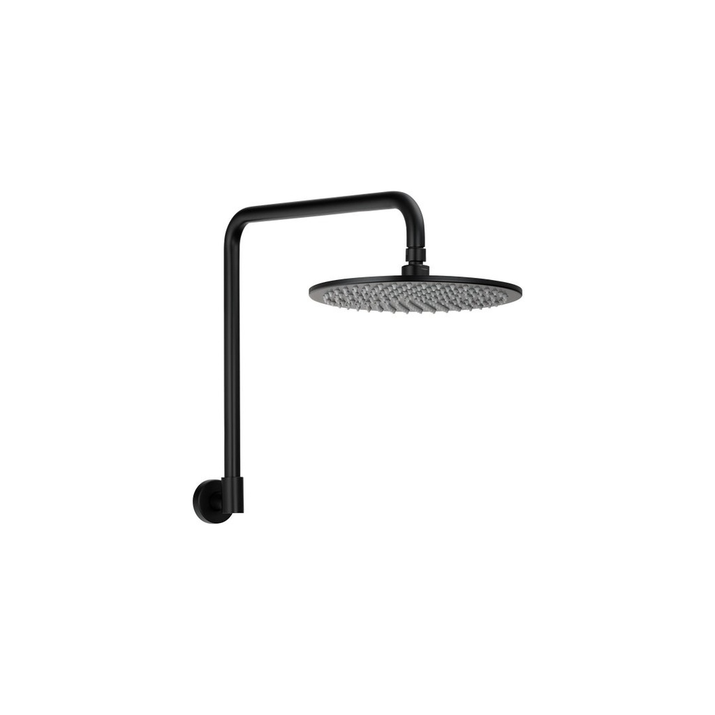 [18114] Eden Shower Arm & Head Set - Matte Black