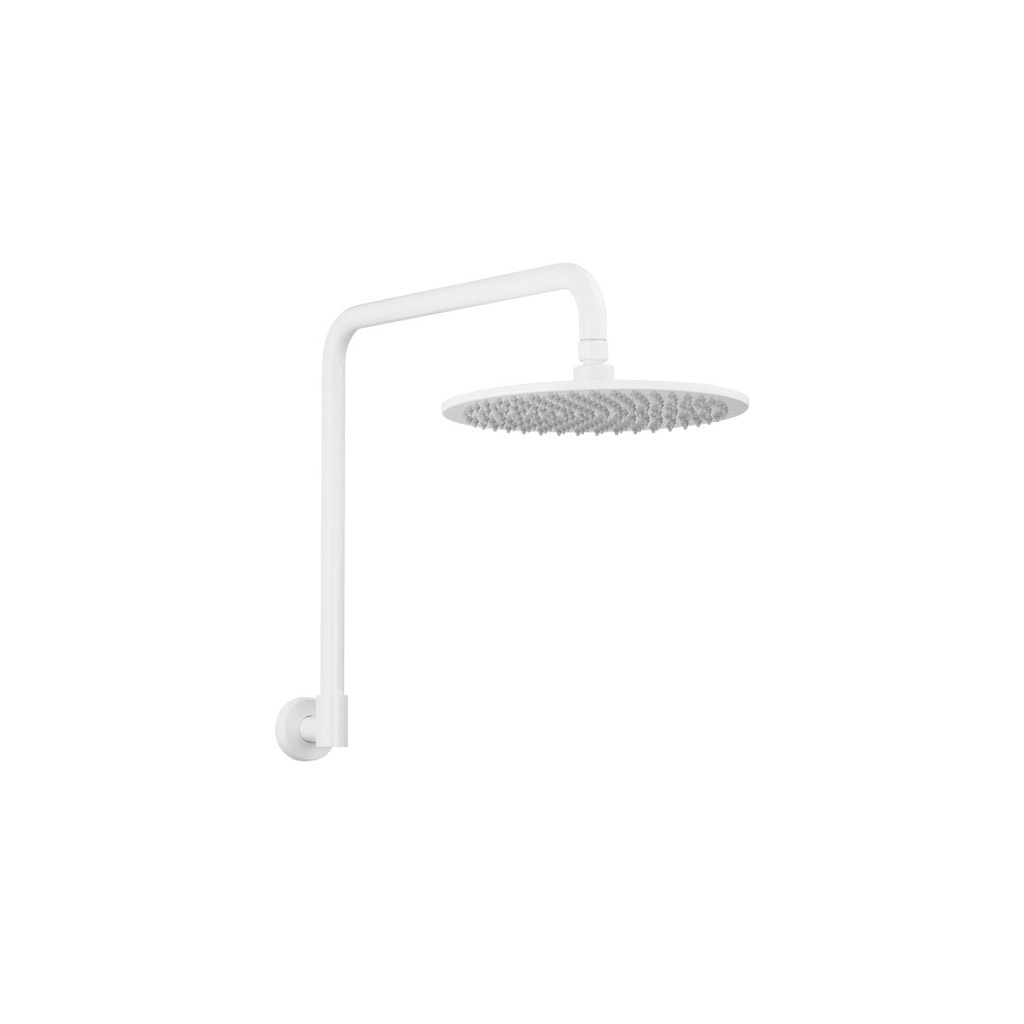 [18115] Eden Shower Arm & Head Set - White