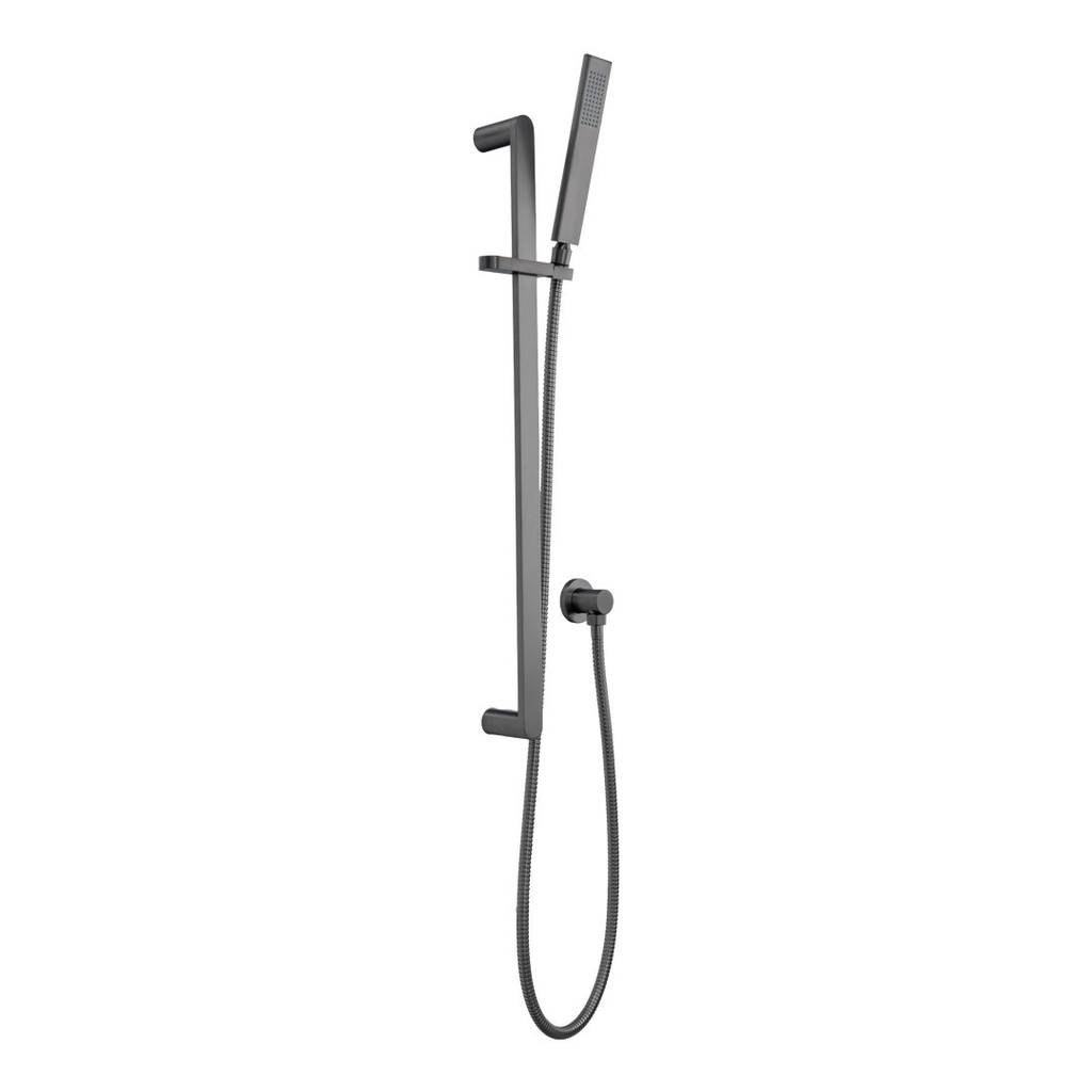 [18160] Milani Hand Shower Rail Set - Brushed Gunmetal