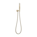 Rounded Rectangle Hand Shower Set - Brushed Brass