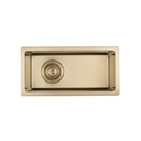 Sola Small Outdoor Sink - Brushed Brass