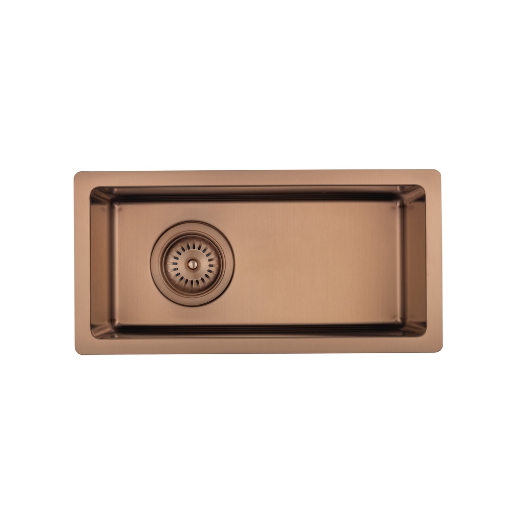 [18284] Sola Small Outdoor Sink - Brushed Copper