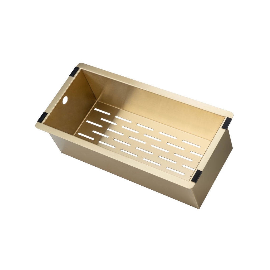 [18291] Sola Sink Colander Insert - Brushed Brass