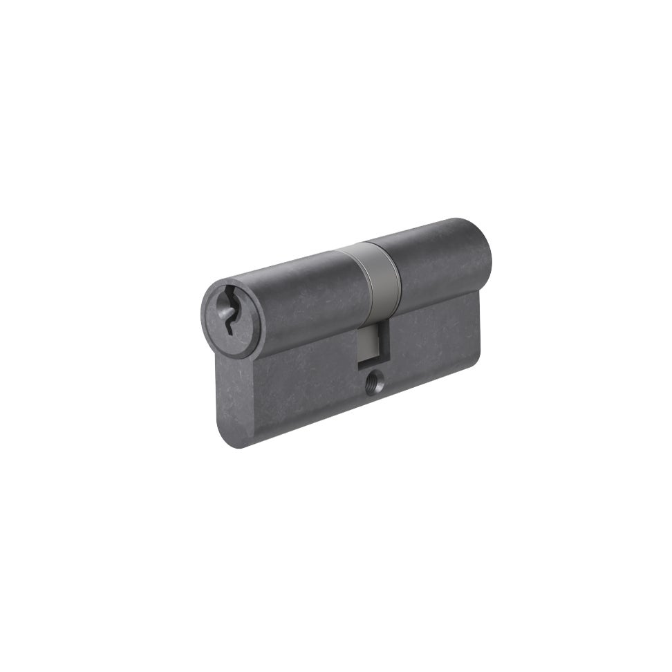 [18299] Euro Cylinder Double (Key/Key) 70mm - Antique Slate