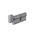 Euro Cylinder Single (Key/Turn) 70mm - Antique Steel